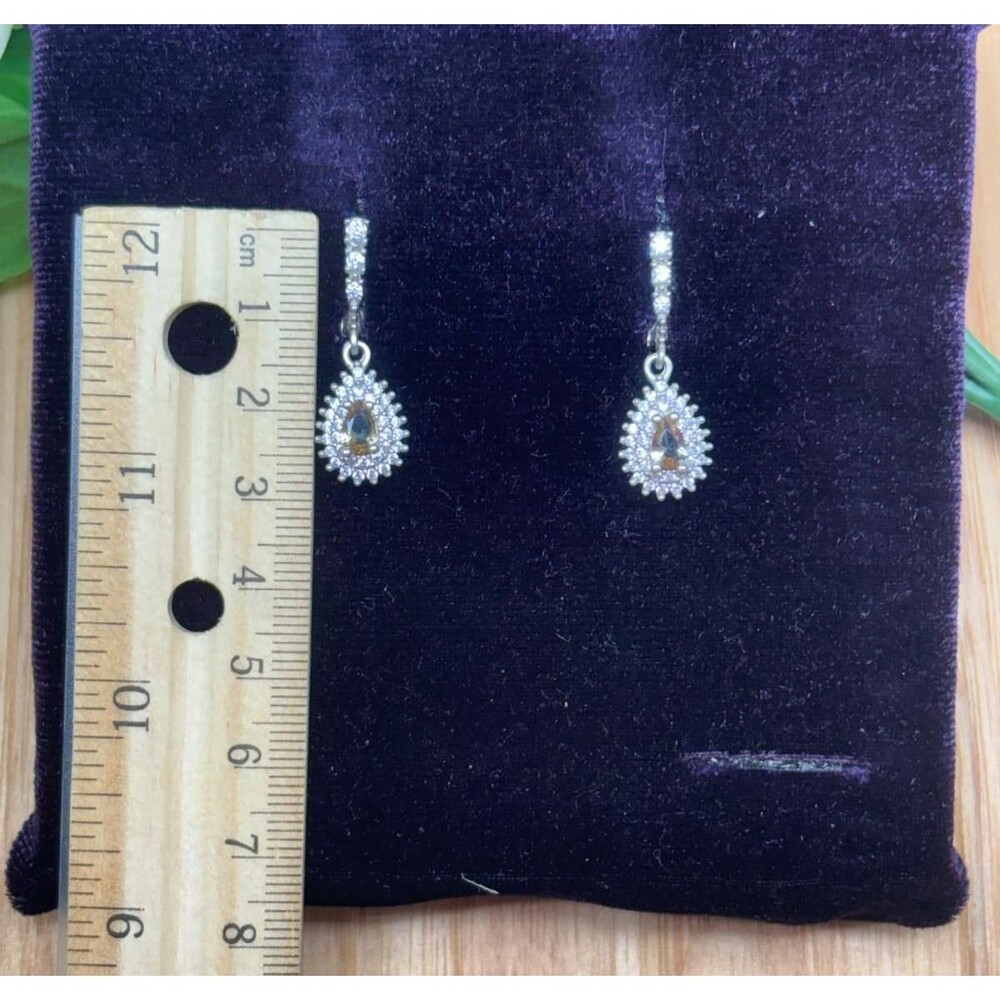 925 Sterling Silver Turkish Zultanite Earrings for Women - Picture 3 of 8